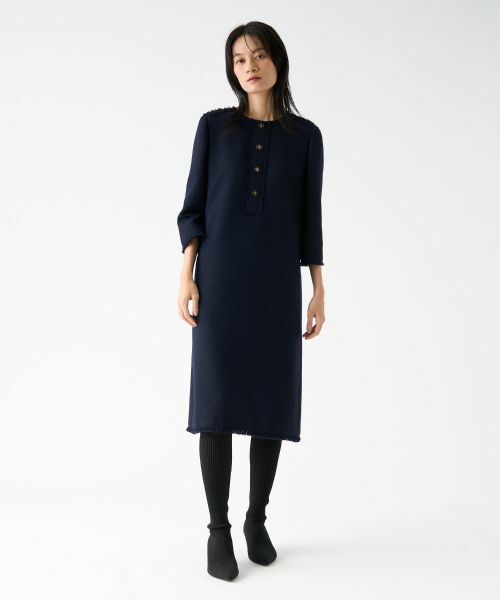 LANVIN COLLECTION / ランバン コレクション ドレス | ファンシーツィードワンピース | 詳細6