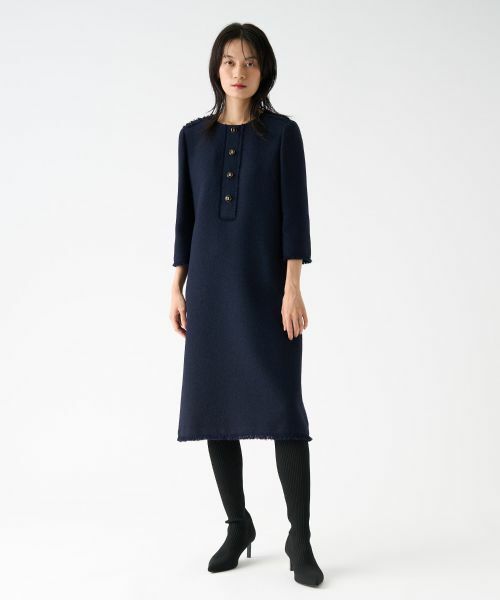 セール】 ファンシーツィードワンピース （ドレス）｜LANVIN
