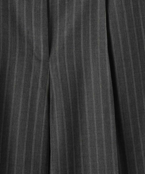 LANVIN COLLECTION / ランバン コレクション その他パンツ | シルクウールストライプワイドパンツ | 詳細3