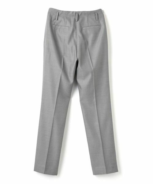 LANVIN COLLECTION / ランバン コレクション その他パンツ | シルクウールストレートパンツ | 詳細1