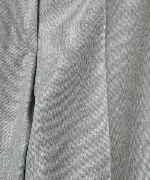 LANVIN COLLECTION / ランバン コレクション その他パンツ | シルクウールストレートパンツ | 詳細3