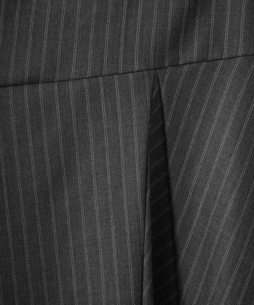 LANVIN COLLECTION / ランバン コレクション ロング・マキシ丈スカート | シルクウールストライプフレアスカート | 詳細3