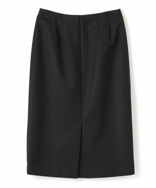 LANVIN 黒 タイトスカート 36 セール】 ウールタイトスカート （ロング・マキシ丈スカート