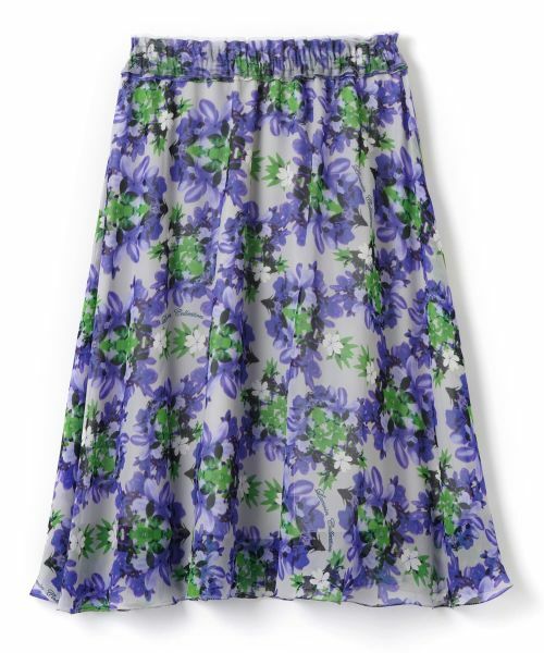 LANVIN COLLECTION / ランバン コレクション ロング・マキシ丈スカート | フラワーカレイドスコーププリントスカート | 詳細1