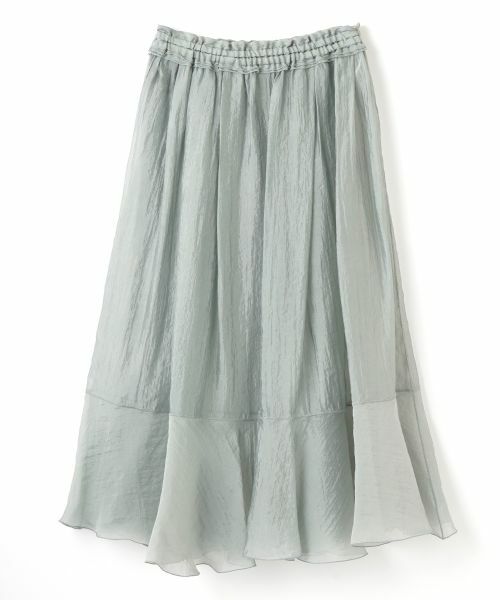 LANVIN COLLECTION / ランバン コレクション ロング・マキシ丈スカート | オーガンジーナイロンスカート | 詳細1