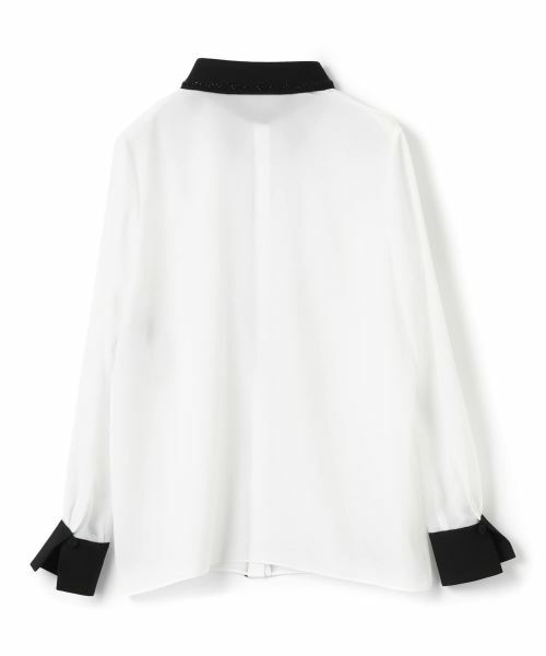 LANVIN COLLECTION / ランバン コレクション シャツ・ブラウス | チュールビーズカラーブラウス | 詳細1