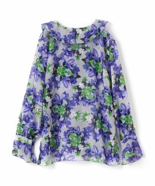 LANVIN COLLECTION / ランバン コレクション シャツ・ブラウス | フラワーカレイドスコーププリントブラウス | 詳細1