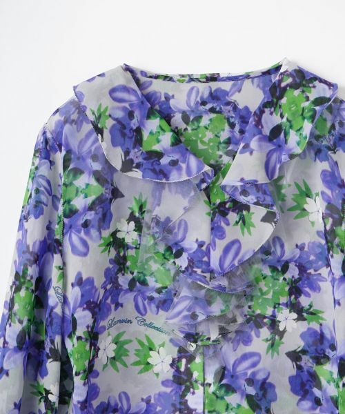 LANVIN COLLECTION / ランバン コレクション シャツ・ブラウス | フラワーカレイドスコーププリントブラウス | 詳細2
