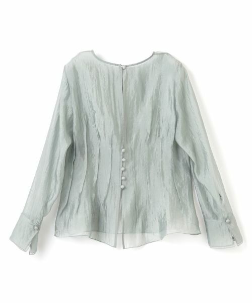 LANVIN COLLECTION / ランバン コレクション シャツ・ブラウス | オーガンジーナイロンブラウス | 詳細1