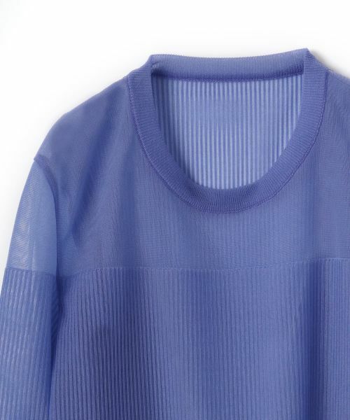 LANVIN COLLECTION / ランバン コレクション カットソー | シアーナイロンカットソー | 詳細4