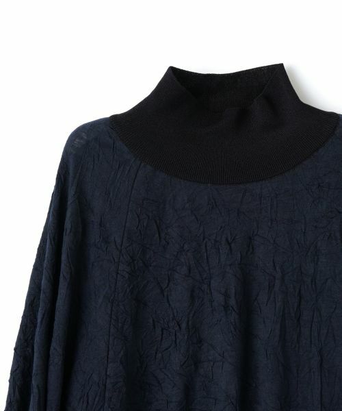 LANVIN COLLECTION / ランバン コレクション カットソー | ハイネックワッシャーカットソー | 詳細8