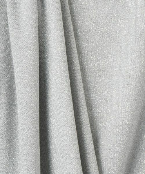 LANVIN COLLECTION / ランバン コレクション カットソー | ラメジャージドレープカットソー | 詳細2