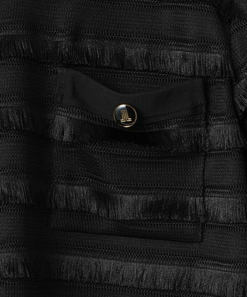 LANVIN COLLECTION / ランバン コレクション ニット・セーター | フリンジレースニットトップス | 詳細1