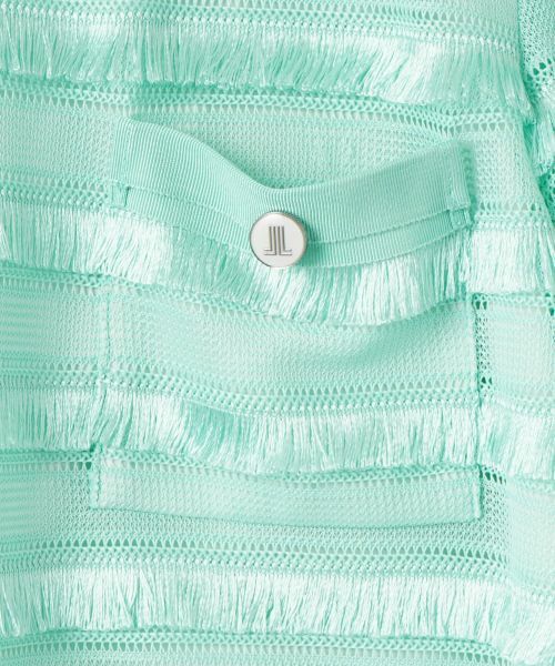 LANVIN COLLECTION / ランバン コレクション ニット・セーター | フリンジレースニットトップス | 詳細5