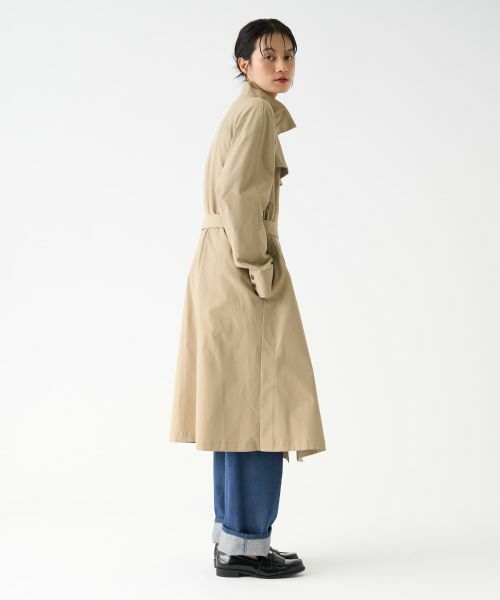 LANVIN COLLECTION / ランバン コレクション その他アウター | ツイルストレッチ撥水コート | 詳細4