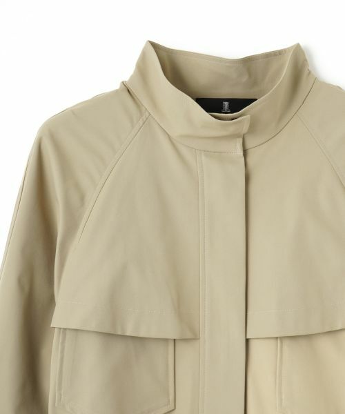 LANVIN COLLECTION / ランバン コレクション その他アウター | ツイルストレッチ撥水コート | 詳細7