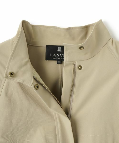 LANVIN COLLECTION / ランバン コレクション その他アウター | ツイルストレッチ撥水コート | 詳細8