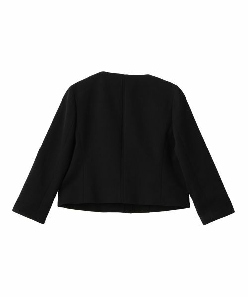 LANVIN COLLECTION / ランバン コレクション テーラードジャケット | ノーカラードビーストレッチジャケット | 詳細1