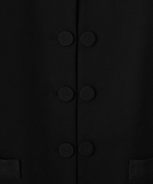 LANVIN COLLECTION / ランバン コレクション テーラードジャケット | ノーカラードビーストレッチジャケット | 詳細3