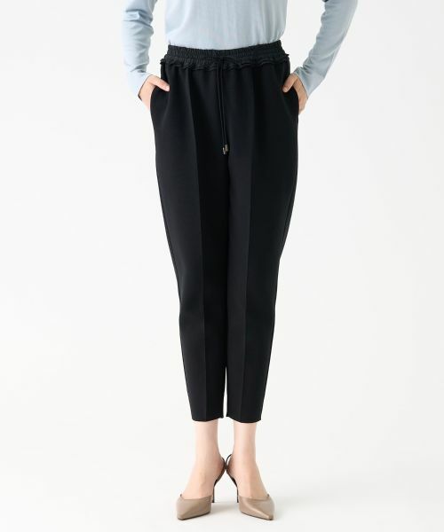 LANVIN COLLECTION / ランバン コレクション その他パンツ | イージーテーパードニットパンツ | 詳細1