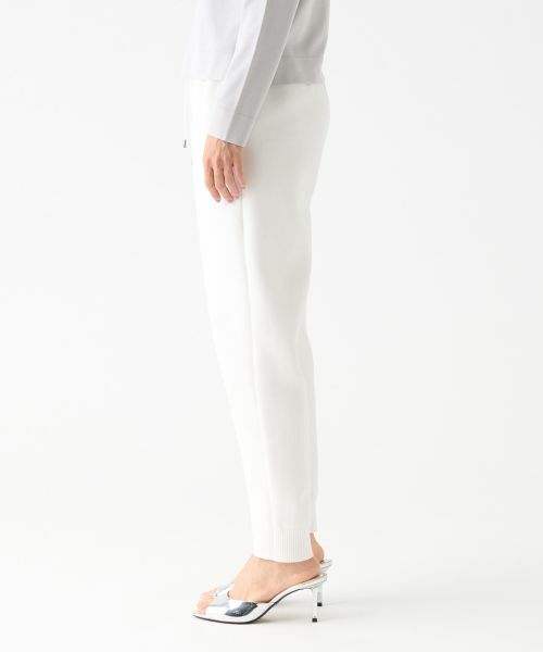 LANVIN COLLECTION / ランバン コレクション その他パンツ | イージーテーパードニットパンツ | 詳細10