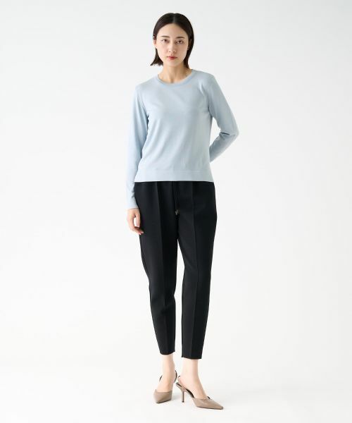 LANVIN COLLECTION / ランバン コレクション その他パンツ | イージーテーパードニットパンツ | 詳細6