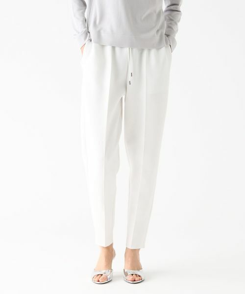 LANVIN COLLECTION / ランバン コレクション その他パンツ | イージーテーパードニットパンツ | 詳細7