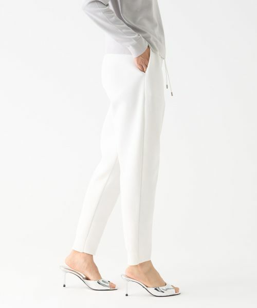 LANVIN COLLECTION / ランバン コレクション その他パンツ | イージーテーパードニットパンツ | 詳細8