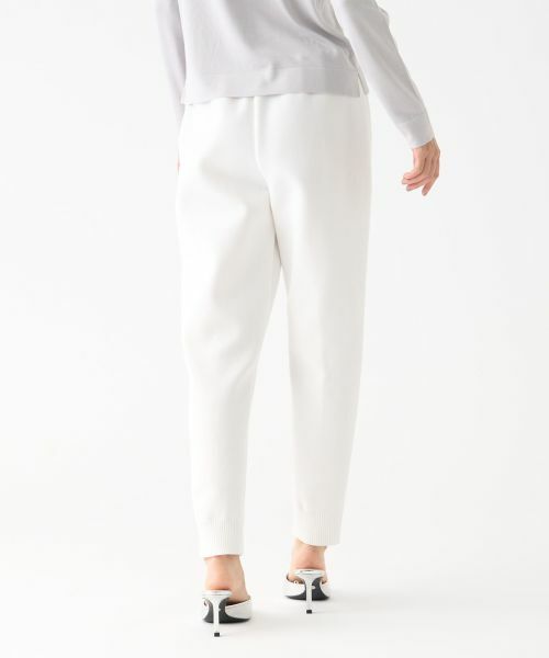 LANVIN COLLECTION / ランバン コレクション その他パンツ | イージーテーパードニットパンツ | 詳細9