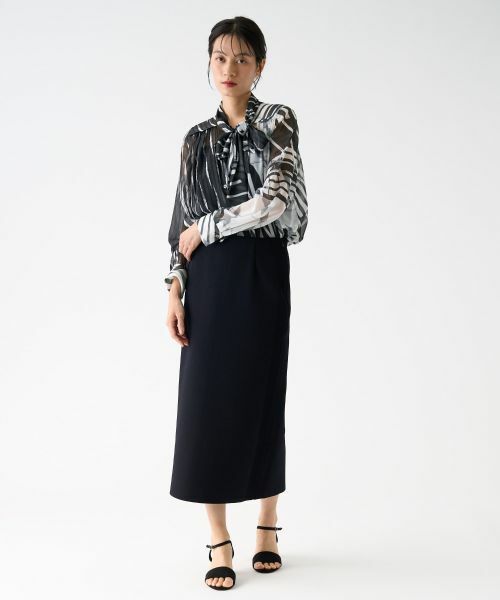 LANVIN COLLECTION / ランバン コレクション ロング・マキシ丈スカート | ミラノリブニットスカート | 詳細12