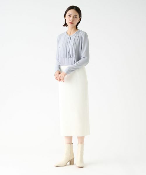 LANVIN COLLECTION / ランバン コレクション ロング・マキシ丈スカート | ミラノリブニットスカート | 詳細6