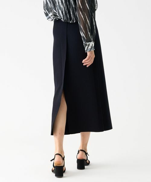 LANVIN COLLECTION / ランバン コレクション ロング・マキシ丈スカート | ミラノリブニットスカート | 詳細9