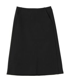 LANVIN COLLECTION / ランバン コレクション ロング・マキシ丈スカート | パイピングドビーストレッチスカート