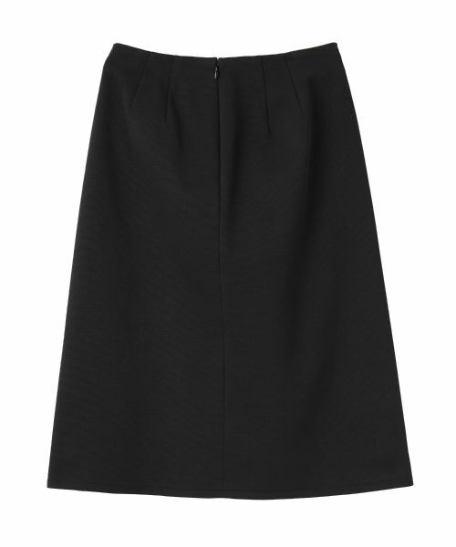 LANVIN COLLECTION / ランバン コレクション ロング・マキシ丈スカート | パイピングドビーストレッチスカート | 詳細1