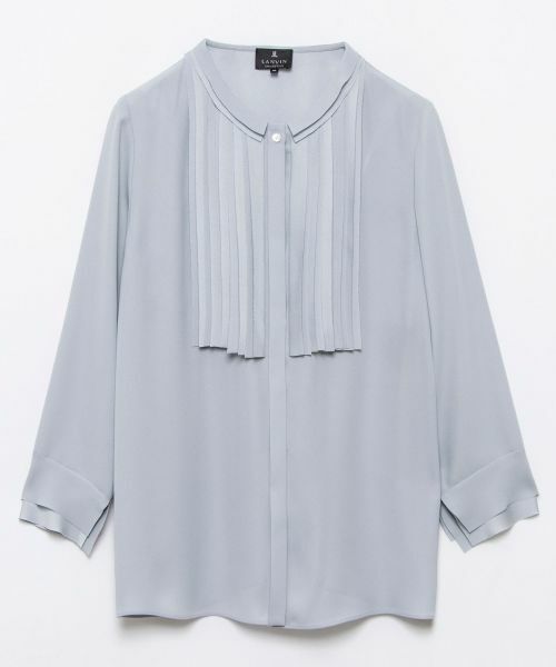 【美品】LANVIN ランバン 総柄 模様 オープンカラー レーヨン シャツ 美品】LANVIN ランバン 総柄 模様 オープンカラー レーヨン シャツ