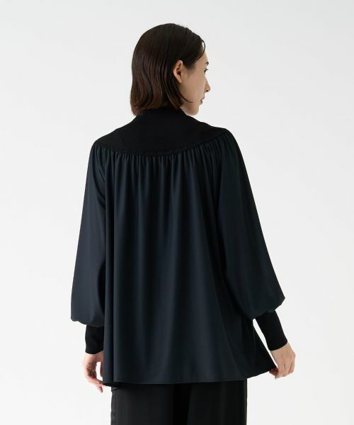 LANVIN COLLECTION / ランバン コレクション カットソー | ギャザーネックカットソー | 詳細10