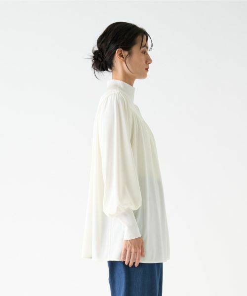 LANVIN COLLECTION / ランバン コレクション カットソー | ギャザーネックカットソー | 詳細2