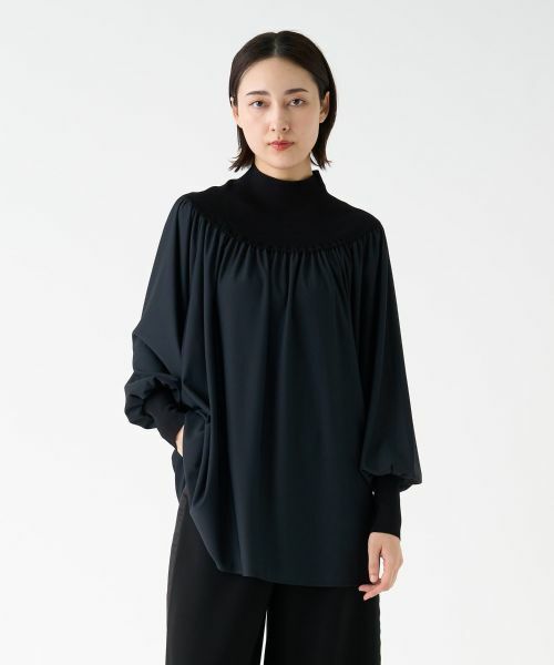 LANVIN COLLECTION / ランバン コレクション カットソー | ギャザーネックカットソー | 詳細8