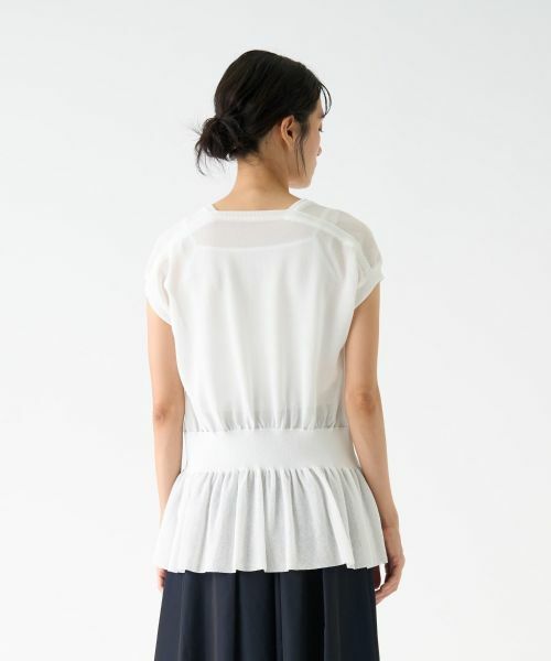 LANVIN COLLECTION / ランバン コレクション ニット・セーター | フリルニットトップス | 詳細10