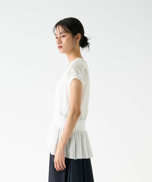 LANVIN COLLECTION / ランバン コレクション ニット・セーター | フリルニットトップス | 詳細11