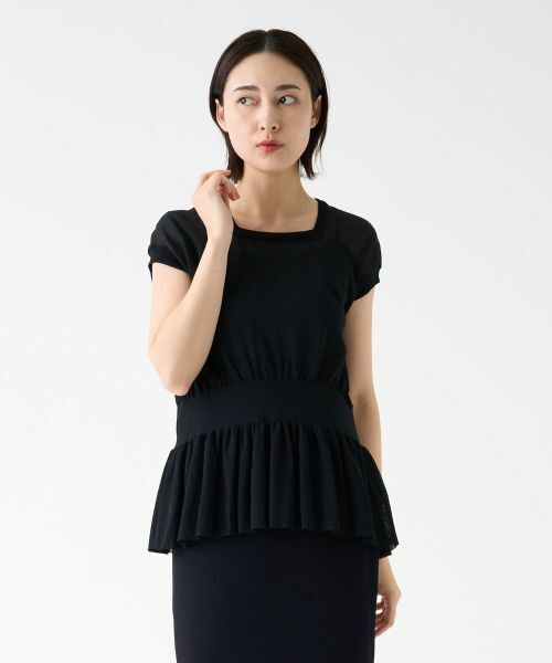 LANVIN COLLECTION / ランバン コレクション ニット・セーター | フリルニットトップス | 詳細15