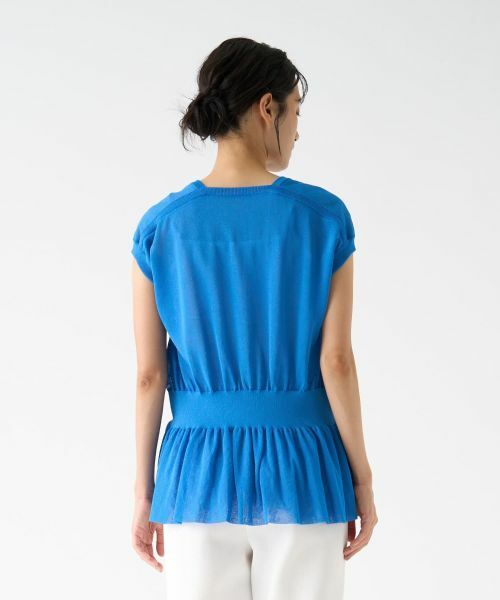 LANVIN COLLECTION / ランバン コレクション ニット・セーター | フリルニットトップス | 詳細3