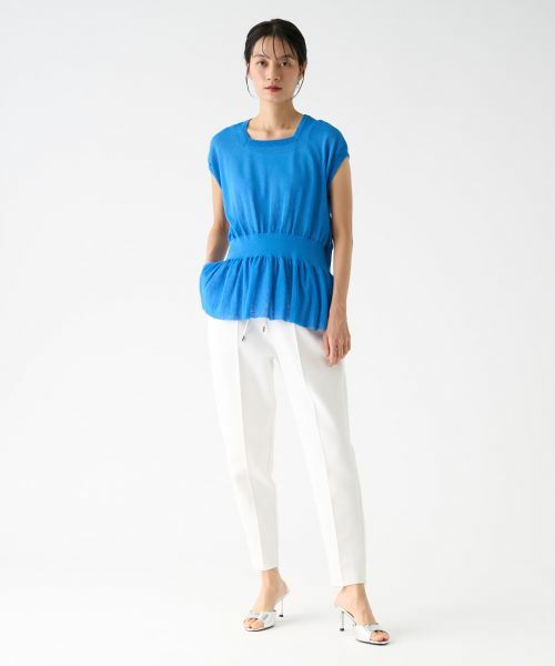 LANVIN COLLECTION / ランバン コレクション ニット・セーター | フリルニットトップス | 詳細6