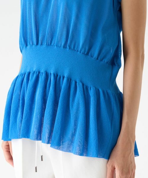 LANVIN COLLECTION / ランバン コレクション ニット・セーター | フリルニットトップス | 詳細7