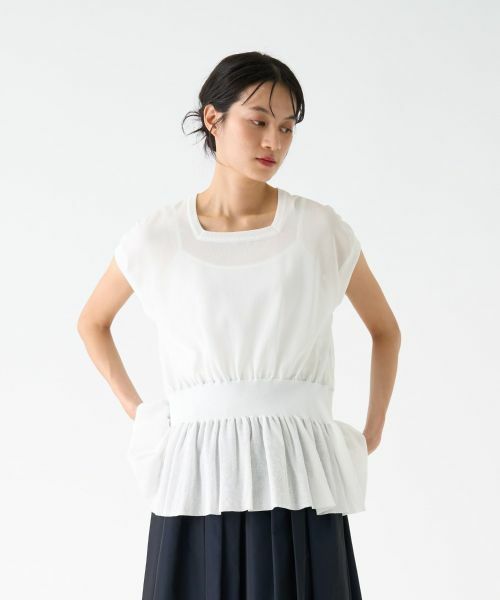 LANVIN COLLECTION / ランバン コレクション ニット・セーター | フリルニットトップス | 詳細8