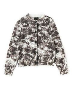 LANVIN COLLECTION / ランバン コレクション ニット・セーター | ローズプリントカーディガン