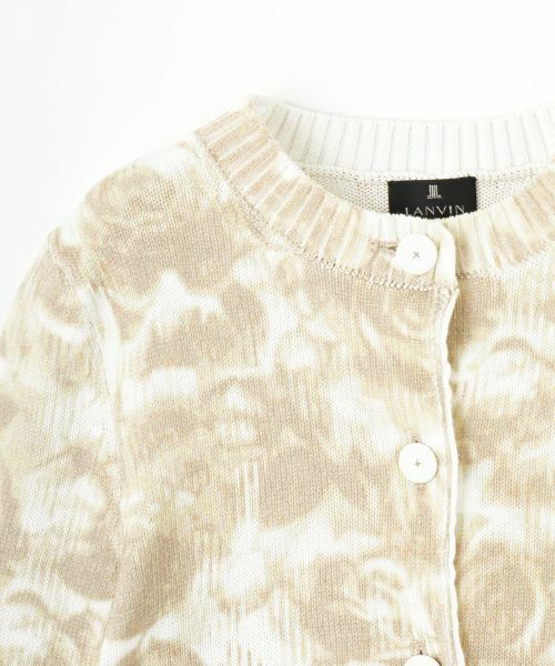 LANVIN COLLECTION / ランバン コレクション ニット・セーター | ローズプリントカーディガン | 詳細2