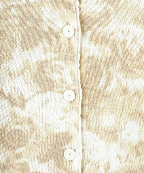 LANVIN COLLECTION / ランバン コレクション ニット・セーター | ローズプリントカーディガン | 詳細3