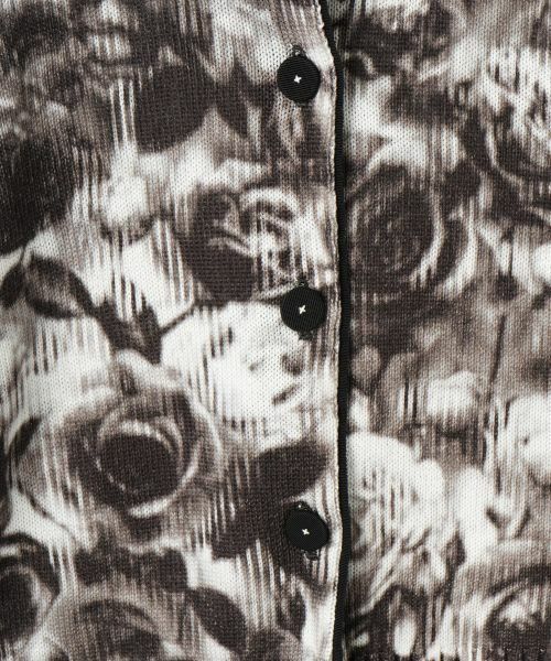 LANVIN COLLECTION / ランバン コレクション ニット・セーター | ローズプリントカーディガン | 詳細4