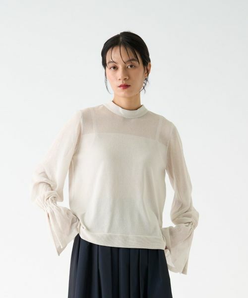 LANVIN COLLECTION / ランバン コレクション ニット・セーター | フリルカフスニット | 詳細1